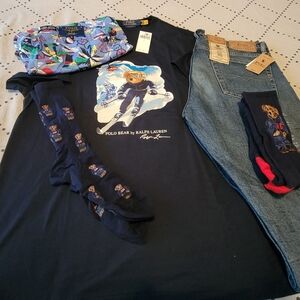 LARGE Ralph Lauren Polo bear bundle. Nothing sold separately.